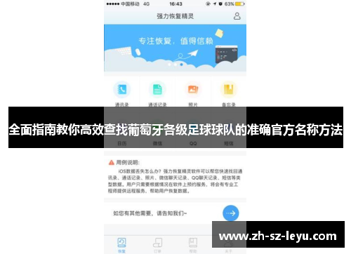 全面指南教你高效查找葡萄牙各级足球球队的准确官方名称方法 全面指南教你高效查找葡萄牙各级足球球队的准确官方名称方法